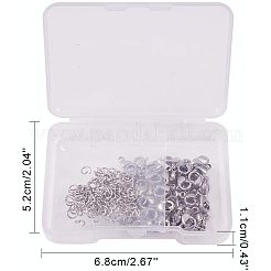 Karabinerverschlüsse und Biegeringe aus Edelstahl 304 DIY-PH0001-41