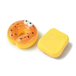 Undurchsichtige Decoden-Cabochons aus Kunstharzimitat für Lebensmittel RESI-H159-01