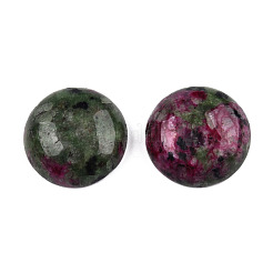 Synthetischer Rubin in Zoisit-Edelstein-Cabochons G-T020-16mm-17