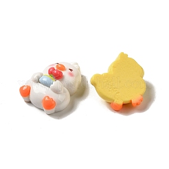 Undurchsichtige Decoden-Cabochons aus Harz RESI-K037-04