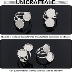 DIY-Set zur Herstellung offener Fingerringe DIY-UN0003-24