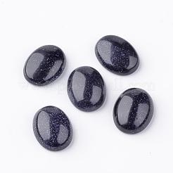 Synthetischen blau Aventurin cabochons G-S240-22