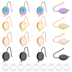 DIY Rohling-Set für Kuppelohrringe DIY-UN0003-75