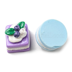 Undurchsichtige Decoden-Cabochons aus Kunstharzimitat für Lebensmittel X-CRES-D008-03
