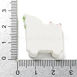 Weihnachts-Deko-Cabochons aus undurchsichtigem Harz RESI-U006-05D