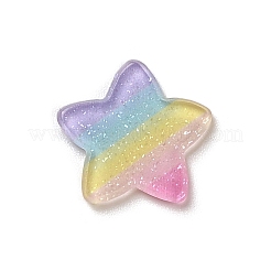 Acryl-Kunststoff-Cabochons im Regenbogenfarben-Stil X-OACR-R269-05B