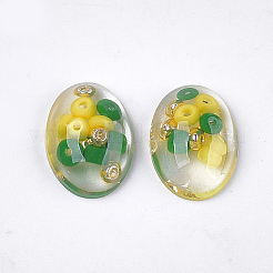 Transparente Harzcabochons CRES-T014-10C