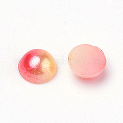 Nachahmung Perlen Acryl Cabochons OACR-R063-6mm-14
