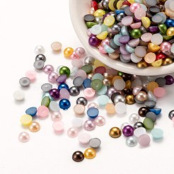 Abs Kunststoff Cabochons OACR-S012-5mm-M