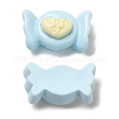 Undurchsichtige Decoden-Cabochons aus Kunstharzimitat für Lebensmittel RESI-K027-16