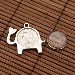 Zink Legierung Anhänger Fassungen DIY-X0233-AS-LF