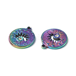 Ionenplattierung (IP) 304 Edelstahl Anhänger Strass-Einstellungen STAS-G278-23MC