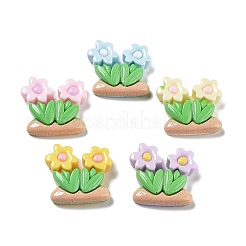 Undurchsichtigen Cabochons RESI-G084-07