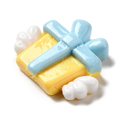 Deko-Cabochons aus undurchsichtigem Harz zum Thema Valentinstag RESI-G092-01C