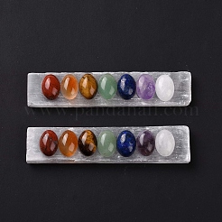 Chakra natürliche Selenit-Display-Dekorationen G-G973-10