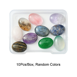 10 Stück natürliche gemischte Edelstein-Cabochons G-FS0005-68