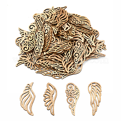 Holz Cabochons WOOD-CJ0001-32