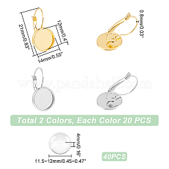 DIY Rohling-Set für Kuppelohrringe STAS-UN0047-79