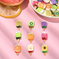 30 Stück opake Harz-Cabochons RESI-CJ0003-58