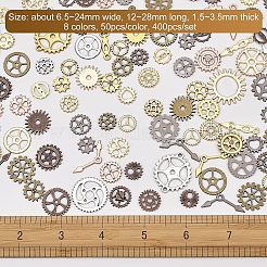 Legierung Cabochons PALLOY-OC0002-33-RS