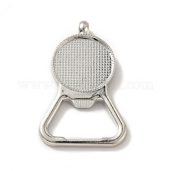 Legierung Anhänger Fassungen für Cabochon FIND-I018-01P