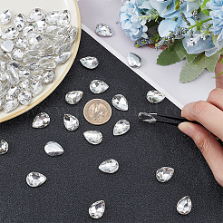 80 Stück Glas-Strass-Cabochons RGLA-FG0001-16A