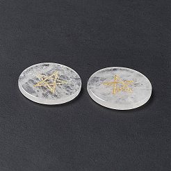 Natürlichen Quarzkristall cabochons G-P491-08H