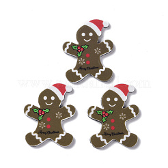 Bedruckte Acryl-Cabochons im weihnachtlichen Stil MACR-O045-01G