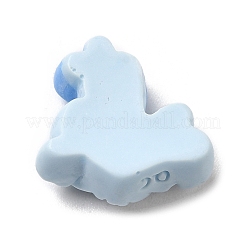Cabochons aus undurchsichtigem Harz mit Meeresmotiven RESI-C036-05A