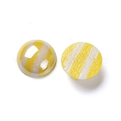 Undurchsichtige Glascabochons X-GGLA-S038-11H-10mm