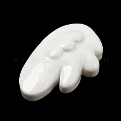 Undurchsichtige Engelsflügel-Decoden-Cabochons aus Kunstharz CRES-I029-06C