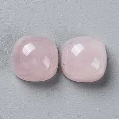 Natürliche Rosenquarz Cabochons quadratisch G-L553-34B