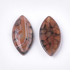 Natürliche Knistern Achat Cabochons G-T125-07C