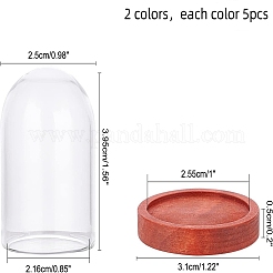 10 stücke 2 farben hause dekoration DJEW-NB0001-07