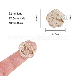 Durchscheinende Harz-Cabochons RESI-CJ0004-05B