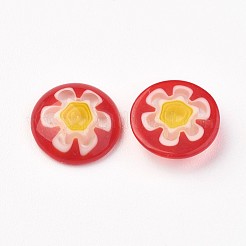 Handgefertigte Millefiori Glas Cabochons LAMP-G123-M