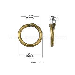 Eisen offenen Ringe springen IFIN-YW0001-41AB