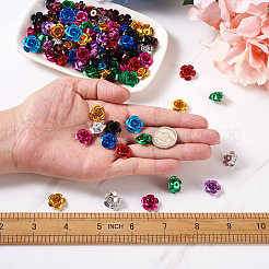300 Stück Aluminium-Cabochons in 10 Farben MRMJ-FW0001-02
