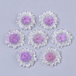 Transparente klare Epoxidharz-Cabochons CRES-N025-02E