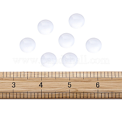 Transparente Glas Cabochons GGLA-TA0001-01-15mm