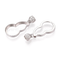 925 Sterling Silber Anhänger Fassungen STER-N016-47P