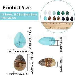 Mischedelstein Cabochons G-GA0001-10