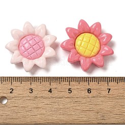 Sonnenblumen Harz Decoden Cabochons RESI-Q231-07