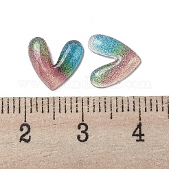 Leuchtende transparente Decoden-Cabochons aus Harz RESI-D013-17B