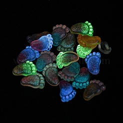 Leuchtende transparente Decoden-Cabochons aus Harz RESI-D013-02