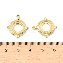 Cabochon-Fassungen für Anhänger aus Edelstahl 304 STAS-A089-22G