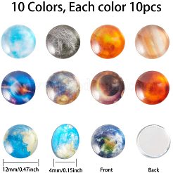 Glas cabochons GLAA-SC0001-03A