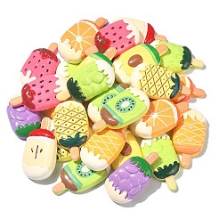 30 Stück opake Harz-Cabochons RESI-CJ0003-58