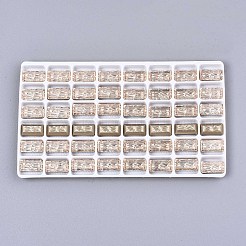 Strukturierte k9 Glaskabochons GGLA-S057-004D