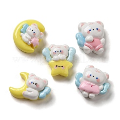 Undurchsichtige Decoden-Cabochons aus Cartoon-Harz RESI-G091-05